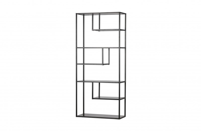 SHELF HONG OFFSET 85 BLACK METAL - CABINETS, SHELVES